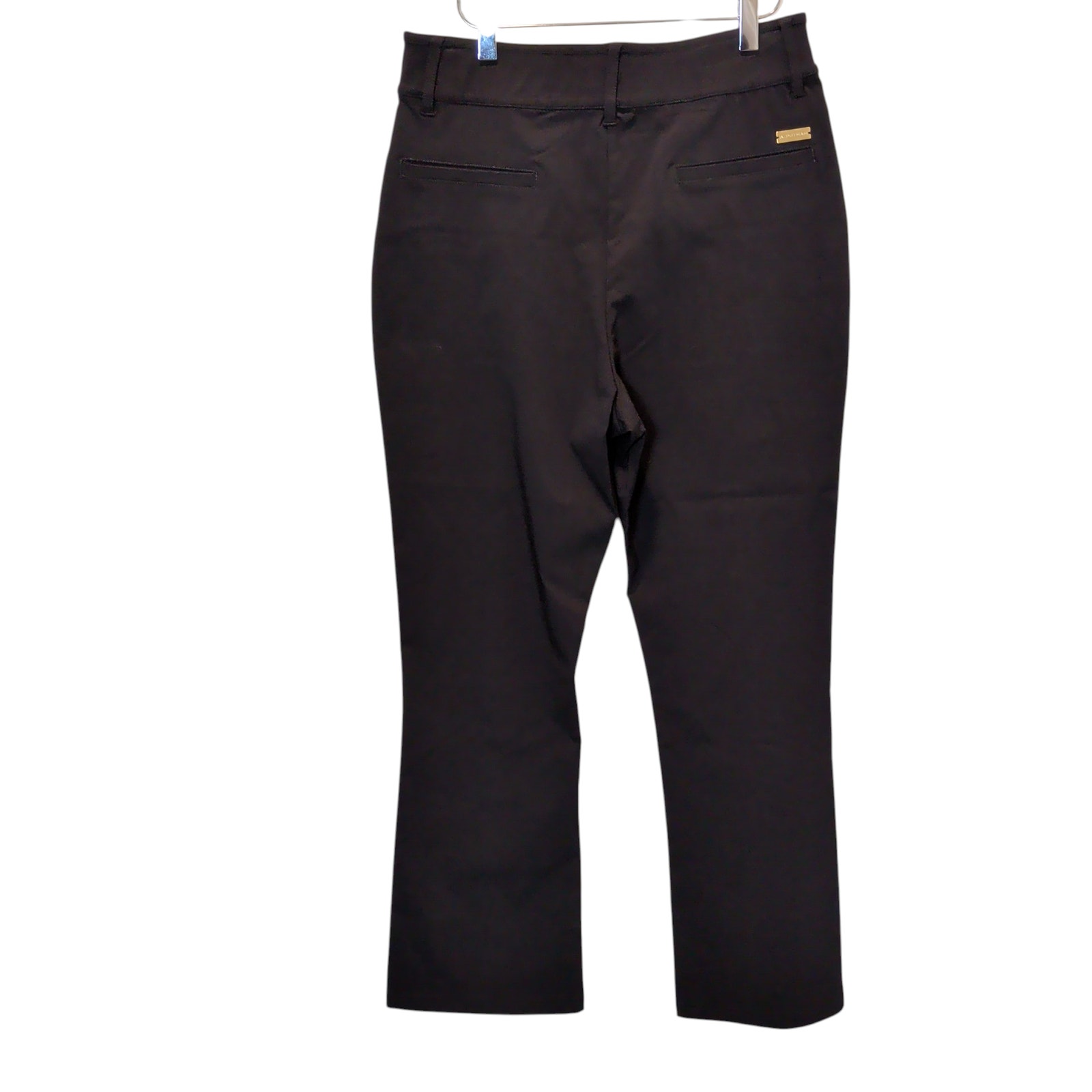A Putnam Women's Sz M Black Crop Kick Flare Pull On Pants Stretch — image 4 of 7